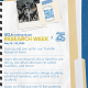 Graphic promoting UCLA Undergraduate Research Week in collaboration with CCCP’s 25th anniversary. The flyer features a notebook-style design with a polaroid photo of a student research event and a QR code labeled “Scan Here to Sign Up.” Text reads: “UCLA Undergraduate Research Week, May 18–22, 2026” and invites students to join a Transfer Research Panel to learn about research opportunities, labs that recruit transfer students, and transfer student experiences at UCLA. The event is open to current community college students, admitted transfers, and current UCLA students, including both STEM and non-STEM majors.