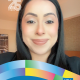 Aranzazu Medellin Guerrero ’13, M.A. ‘20 smiles in a close-up portrait. The CCCP 25 Years graphic identifies her fields of study as American Literature & Culture and Chicana/o Studies.